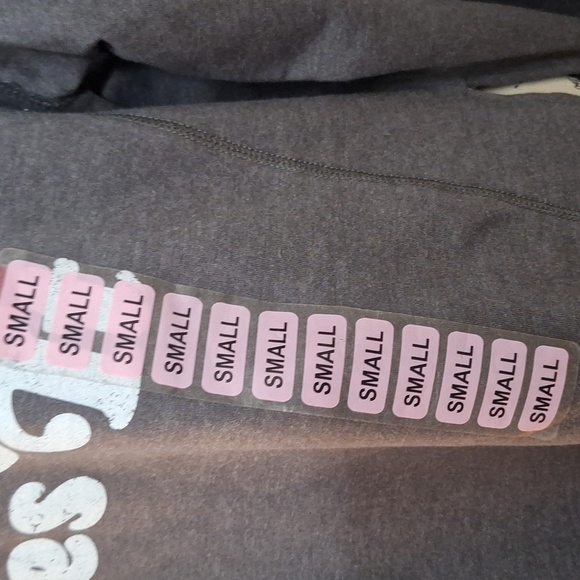 NWT Wild Fox Pull Over Oversized Sweatshirt Size Small Logo Easy Does It - Picture 7 of 8